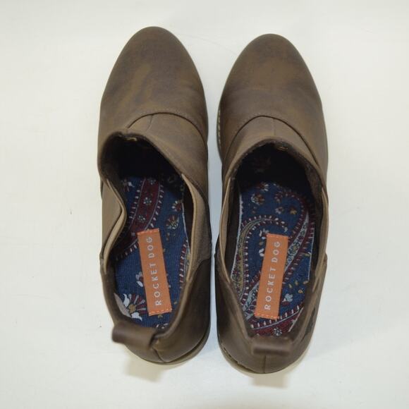 Rocket Dog Maylon Women's Chelsea Brown Booties Size 9.5 - Picture 7 of 13